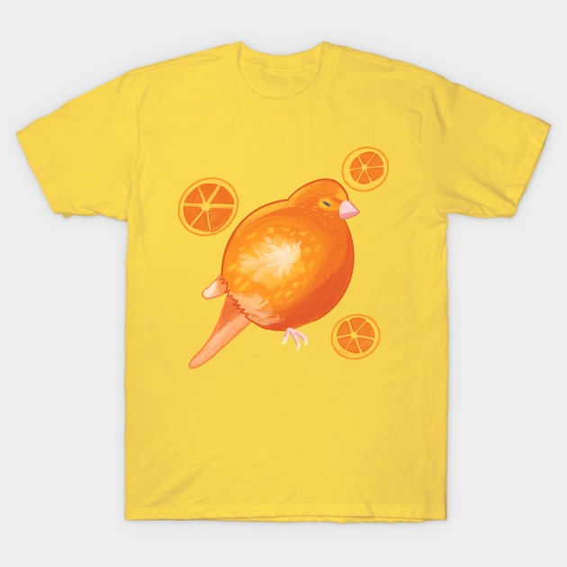 Orange Canary T-Shirt by JessaCreation